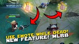 NEW FEATURE! USE EMOTE WHILE DEAD/RESPAWNING ! ADVANCED SERVER NEW MOBILE LEGENDS UPDATE!