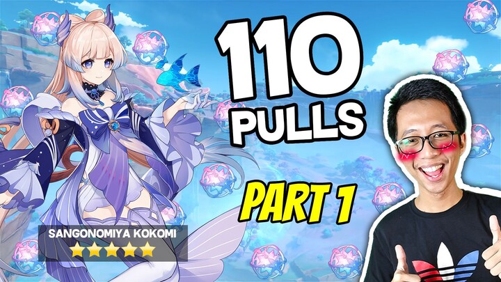 Pulling Kokomi's Banner with 110 Pulls | Part 1