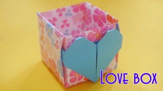 Cách làm hộp quà bằng giấy cực dễ - Cách Gấp Hộp Quà đơn giản Gấp giấy Origami -hộp bằng giấy a4