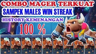 BANTENG MENGAMUK , COMBO MAGIC CHESS TERKUAT TERBARU 2023 SAMPEK WIN STREAK 25 KALI #magicchess