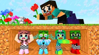 Monster School : Zombie x Squid Game THE MISSING ZOMBIES - Minecraft Animation