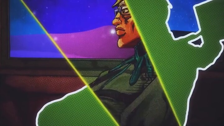 【مغامرات جوجو الغريبة: فرسان الرمال】 كوميديا صوتية - 001 رجل الرمل