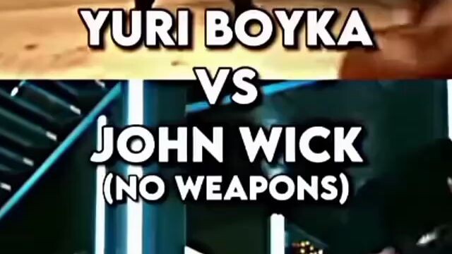 Yuri Boyka vs John Wick