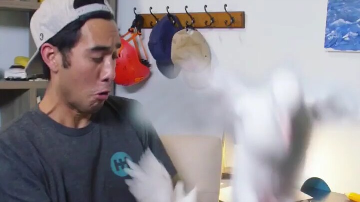 Trying to be clever and ending up a fool.