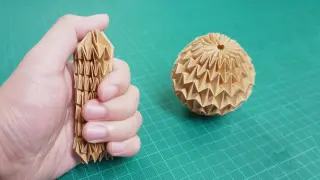 A flexible magical paper ball. You can shape it arbitrarily!