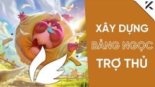 2 Cách xây dựng bảng ngọc cho tất cả các tướng Trợ Thủ trong Liên Quân Mobile