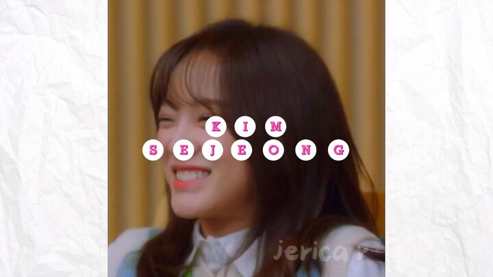 KIM SEJEONG ..Part 1