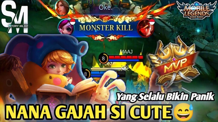 Yang Selalu Bikin Panik.. NANA GAJAH,,SI CUTE❗Lucu Tapi Sakit🤯