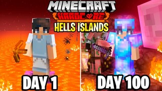 I Survived 100 Days in Hells Islands in Minecraft.. Here's What Happened..