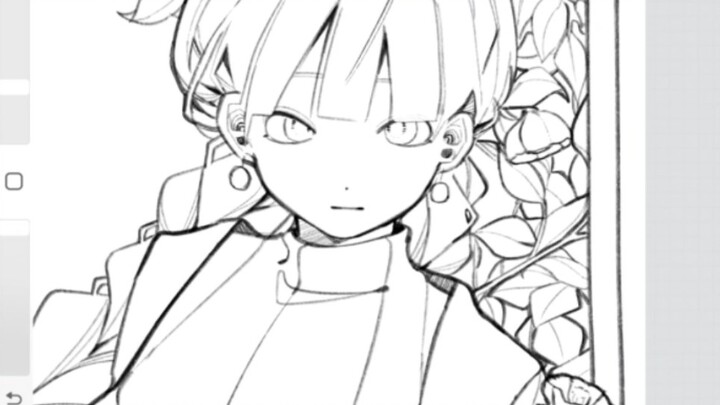 How to process a line art drawing