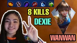 DEXIE DIAZ WANWAN GAMEPLAY WITH NEW BUILD | Mobile Legends