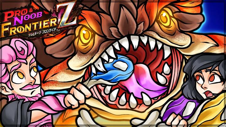 THIS NEW MONSTER IS INSANE - Pro and Noob VS Monster Hunter Frontier!