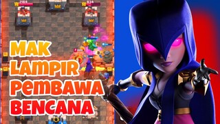 SERANGAN Mak Lampir Pembawa BENCANA - Clash Royale