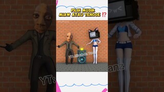 MEAW CAT ATAU BOCIL TENGGE PILIH MANA ⁉️ #sakura #skibiditoilet #pomni #minecraft #tvman #viral