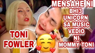 MENSAHE NI BHI3 UNICORN ARELLANO SA MUSIC VEDIO NI MOMMY TONI FOWLER | BHI3 | TONI FOWLER | TOROFAM