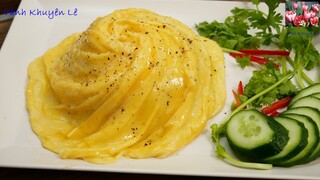 TRỨNG CHIÊN Lốc Xoáy - Món ăn Đường Phố Hàn Quốc, TRỨNG RÁN, Cơm chiên Tornado omelette Vanh Khuyen