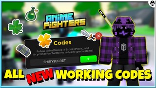 ALL NEW WORKING CODES ON ANIME FIGHTERS SIMULATOR | ROBLOX