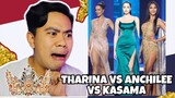 ATEBANG REACTION | MUT ANCHILEE VS. THARINA VS. KASAMA PRELIMINARY PERFORMANCE #missuniversethailand