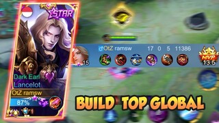 BUILD LANCELOT TOP GLOBAL TERBARU 2022 😱 - LANCELOT FASTHAND GAMEPLAY #328