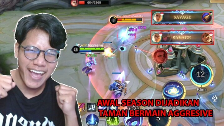 BEGINILAH GAMEPLAY TOP GLOBAL NATAN AWAL RESET SEASON LANGSUNG DAPET SAVAGE EASY BANGETT!! MLBB