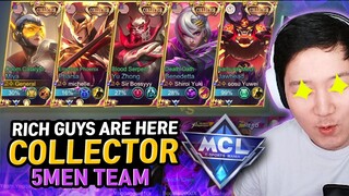 Troll Collector skin team in MCL | Mobile Legends