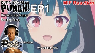 [ID Blind Reaction] Kuma Kuma Kuma Bear Punch EP1 - Bertemu Lagi dengan Anime Beruang Cunny