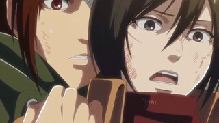 “艾伦被兵长打了一拳后，三笠杀心一下子就起来了”『进击的巨人』