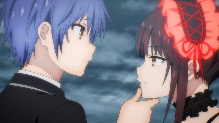 Shido confesses his love to Kurumi right in the middle of the battlefield