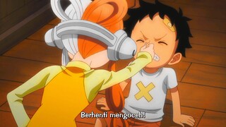 Luffy kecil suka ngoceh