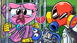 Kissy So Sad With The Mask - Poppy Playtime Chapter 3 Animation #2