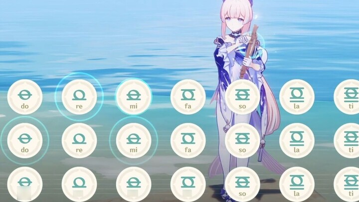 Saat "Hanging Drown" terdengar, cinta murni muncul. (Pertunjukan Genshin Impact) (dengan lembaran mu