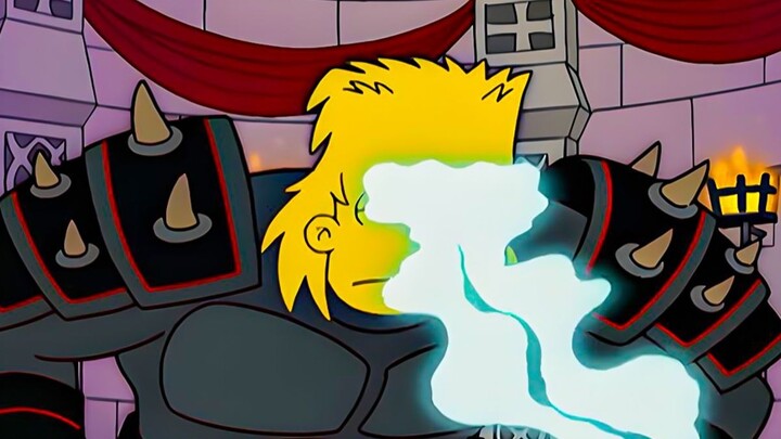 Springfield Game City, Knight Bart exudes murderous intent, but Maggie always follows him | The Simp