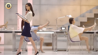 Nana Komatsu's Stockings Commercial