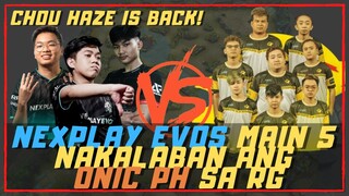 NEXPLAY EVOS MAIN 5 NAKALABAN ANG ONIC PH SA RANK GAME