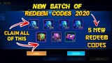 NEW 5 REDEEM CODES IN MOBILE LEGENDS | THIS DECEMBER 2020 | REDEEM NOW (WITH PROOF) || MLBB