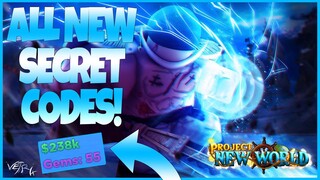 ALL *NEW* SECRET CODES IN PROJECT NEW WORLD (ROBLOX) [JULY-04-2021]