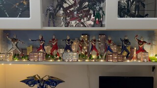 I quietly admired Ultraman at night. Tomorrow is another day full of light. Ultraman Tiga, Ultraman 