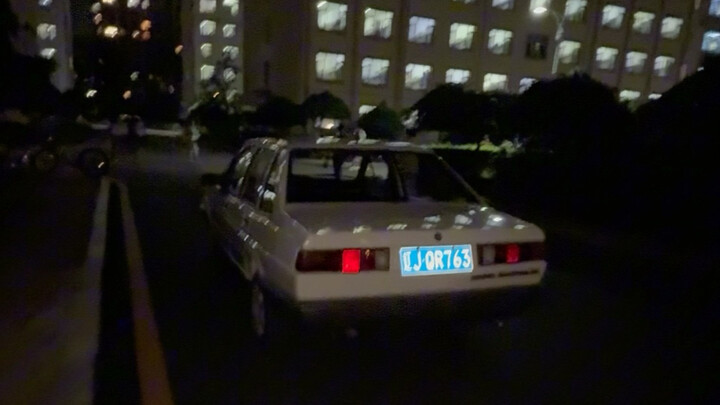 My new car—a Santana I bought for 3,000 yuan.