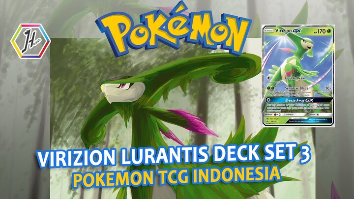 Pokemon TCG indonesia Virizion Lurantis deck set 3 tercepat dan ganas