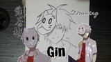 SPEED DRAWING Gin anime Hotarubi no Mori #FAMTHR