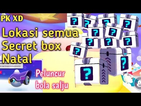 Lokasi semua Secret box dan membeli Peluncur bola salju di PK XD Update Musim Salju/Natal