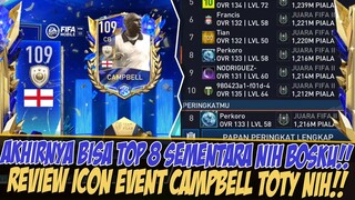 AKHIRNYA TOP 8!! REVIEW ICON CAMPBELL EVENT TOTY | FIFA MOBILE 23 | FIFA MOBILE INDONESIA | TOTY 23