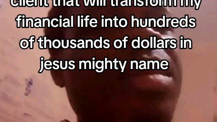 Oh lord I pray for that one client that will transform my financial life into hundreds of thousands
