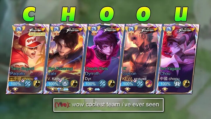 5 TOP GLOBAL KOF SQUAD IN ONE TEAM !! NEW KOF + OLD KOF (WHO WIN)
