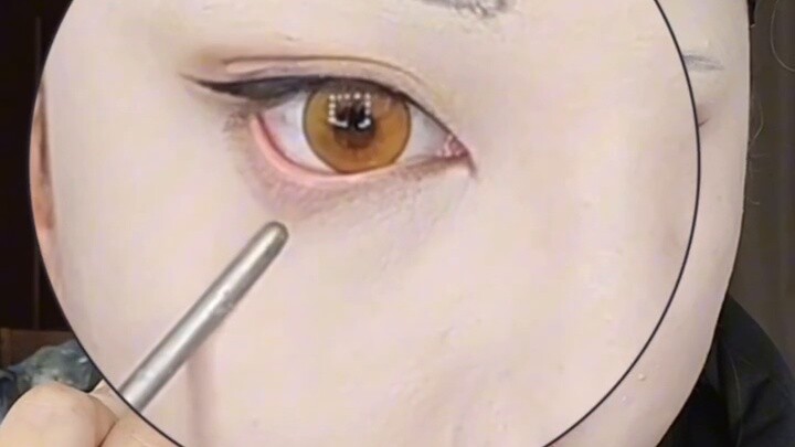 [Shadow Night] No need for tape, droopy eyes, single claw grinding cos makeup tutorial! Super detail
