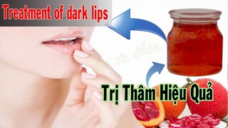 Treatment of dark lips | Trị Thâm Môi | Làm Đẹp Từ Thiên Nhiên #35