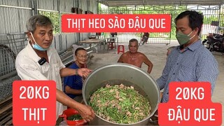 Cách làm đậu que sào nồi khổng lồ nhưng vẫn giữ được chất dinh dưỡng mà vẫn ngon xanh mượt