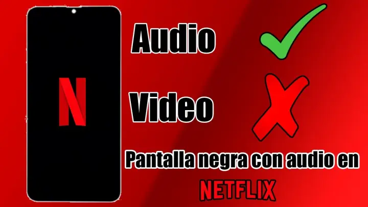 Pantalla negra con audio en App de Netflix | Para Android