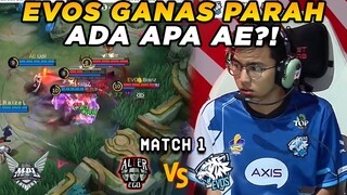 EVOS LEGENDS Bener2 Menggila, AE Dibikin Mati Gaya!! Dominasi Parah Sih - AE vs EVOS Match 1