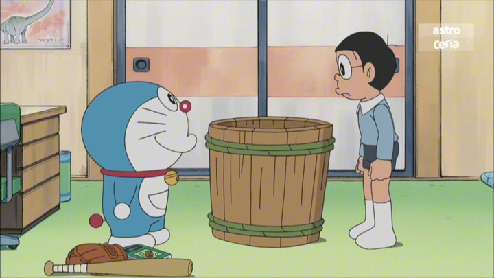 Doraemon Episode 299 - Tong Bersungguh Belajar Satu Malam (Bahasa Melayu)